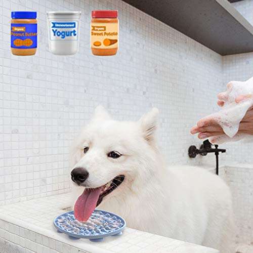 Slow Feeder Pet Licking Pad | Lick Mats with Strong Suction Cups ...