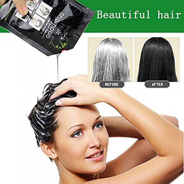 10 PCS Dexe Instant Hair Dye for Men Women - Natural Ingredients ...
