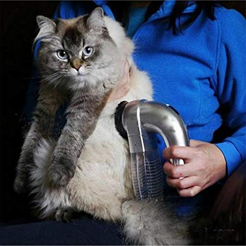 Mocory Electric Pet Grooming Brush Pet Hair Vacuum Clean Portable...
