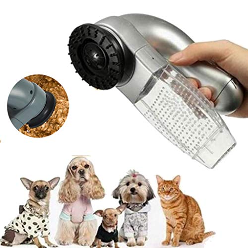 Mocory Electric Pet Grooming Brush Pet Hair Vacuum Clean Portable...