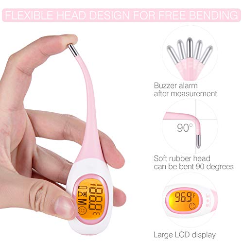 Digital Baby Thermometer Fever Thermometer for Adults Babies Accu...