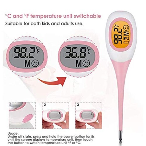 Digital Baby Thermometer Fever Thermometer for Adults Babies Accu...