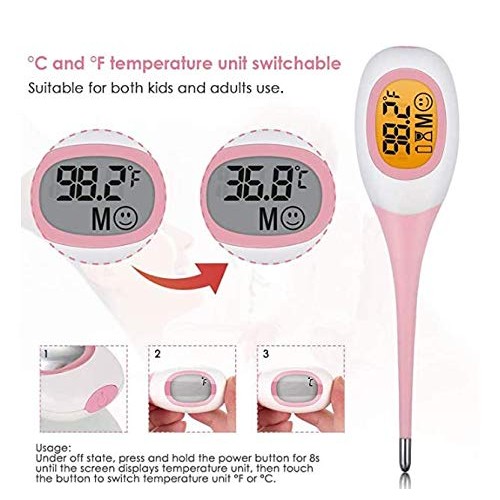 Digital Baby Thermometer Fever Thermometer for Adults Babies Accu...