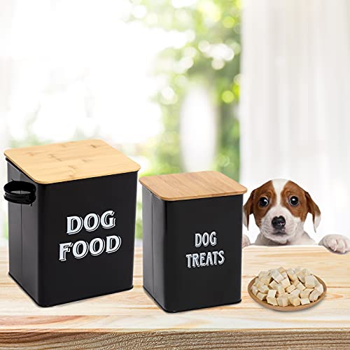 Pet Food and Treats Containers Set with Scoop for Cats or Dogs - ...