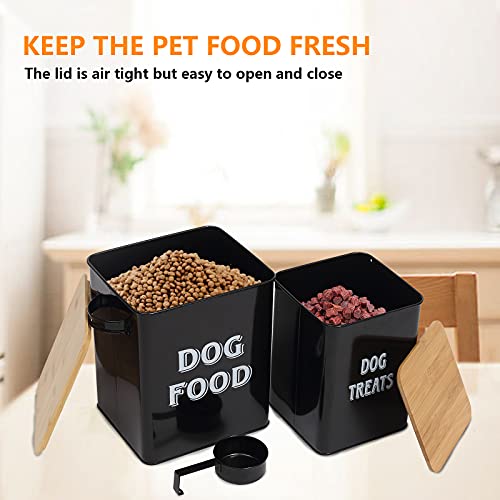 Pet Food and Treats Containers Set with Scoop for Cats or Dogs - ...