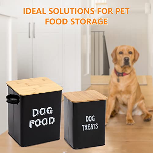 Pet Food and Treats Containers Set with Scoop for Cats or Dogs - ...