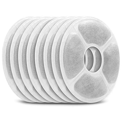 MOSPRO Carbon Replacement Filters for Pet Fountain- 8 Pack Premiu...