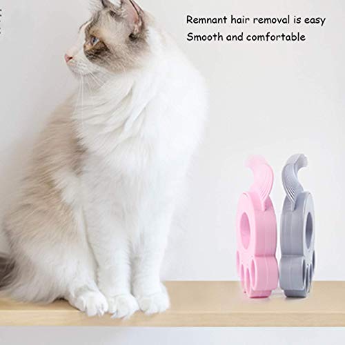 MOUISITON Cat Hair Massage Shedding Brush, Cat Hair Remover, Pet ...