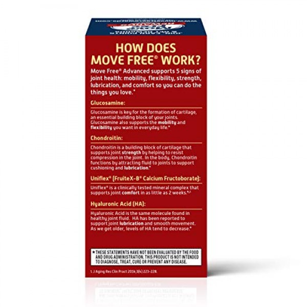 Move Free Triple Strength Glucosamine Chondroitin and Hyaluronic ...