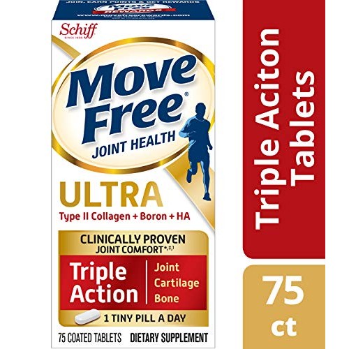 Move Free Type II Collagen, Boron & HA Ultra Triple Action Tablet...