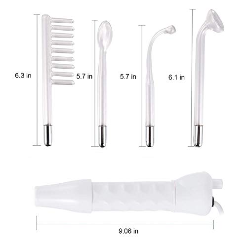 High Frequency Facial Wand, MQ Portable Handheld Electrode High F...