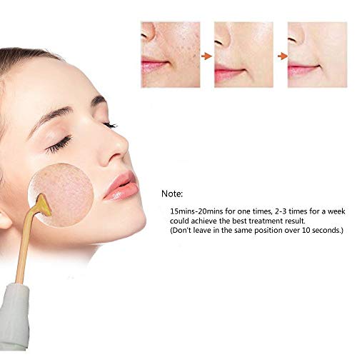 High Frequency Facial Wand, MQ Portable Handheld Electrode High F...