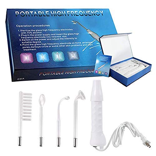 High Frequency Facial Wand, MQ Portable Handheld Electrode High F...