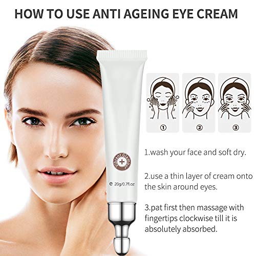 2 PCS Eye Cream for Dark Circles and Puffiness Under Eye Bags Fin...