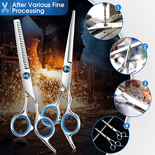 2PCS Professional Hair Cutting Scissors Stainless Hairdressing Sc...