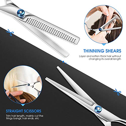 2PCS Professional Hair Cutting Scissors Stainless Hairdressing Sc...