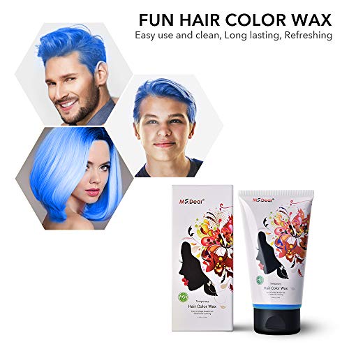 Fun Temperary Hair Color Wax Wash Out Hair Color Hair Dye Wax Sty...