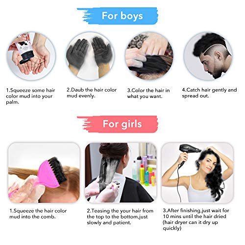Fun Temporary Hair Color Wax Wash Out Hair Color for Halloween Co...