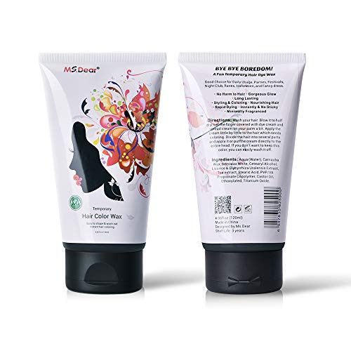 Fun Temporary Hair Color Wax Wash Out Hair Color for Halloween Co...