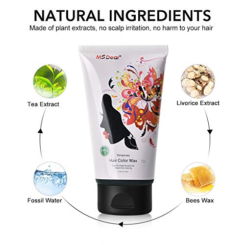 Fun Temporary Hair Color Wax Wash Out Hair Color for Halloween Co...