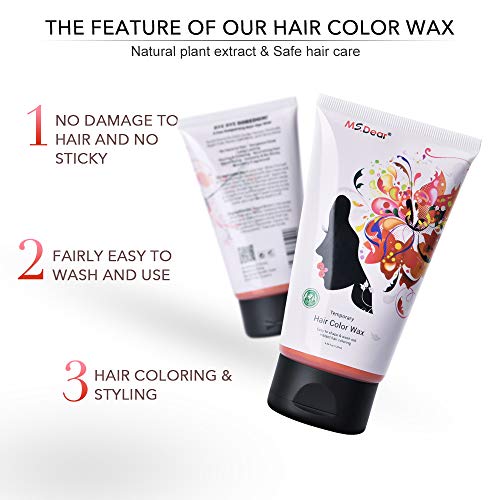 Fun Temporary Hair Color Wax Wash Out Hair Color Hair Dye Wax Hai...