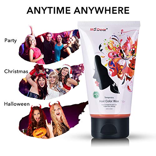 Fun Temporary Hair Color Wax Wash Out Hair Color Hair Dye Wax Hai...