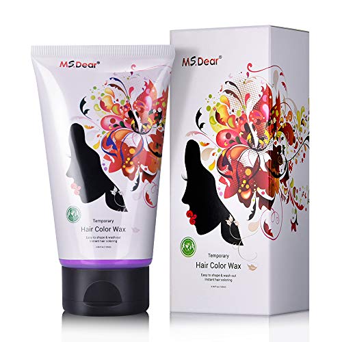 Unisex Temporary Modeling Hair Color Wax, Instant Hairstyle Mud C...