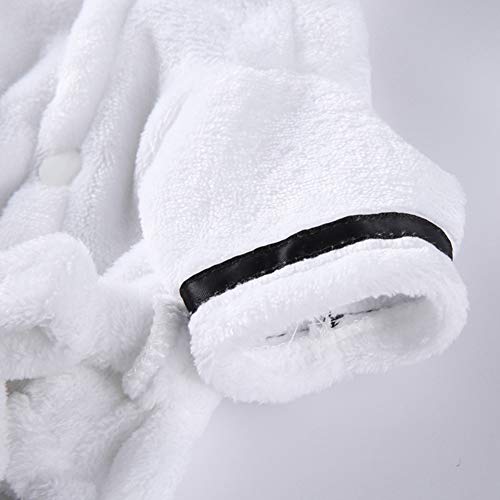 MSKJ Pet Pajama with Hood Thickened Luxury Soft Cotton Hooded Bat...