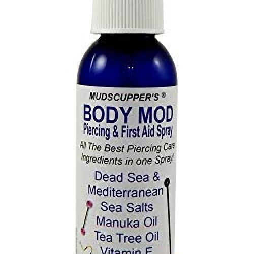 BODY MOD Piercing Aftercare Spray by Mudscuppers - Piercing Care...