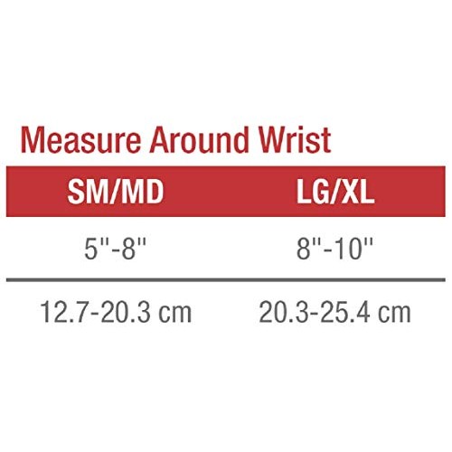 MUELLER Green Fitted Wrist Brace, Black, Right Hand, Large/Extra ...