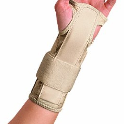 Mueller Wrist Stabilizer, Small/Medium, Beige, 1-Count Package