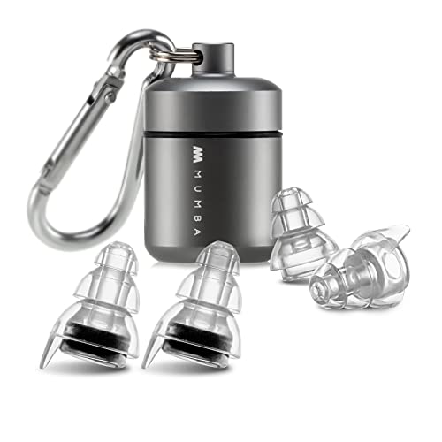 High Fidelity Concert Earplugs, Reusable Musicians Ear Plugs, 24d...