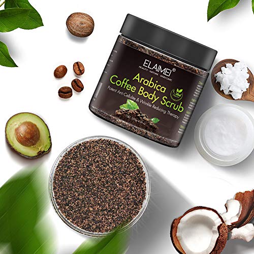 Natural Coffee Scrub with Organic Coffee Body Scrub, Best Acne, A...