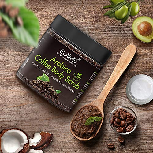 Natural Coffee Scrub with Organic Coffee Body Scrub, Best Acne, A...