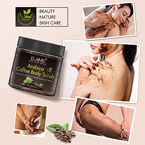 Natural Coffee Scrub with Organic Coffee Body Scrub, Best Acne, A...