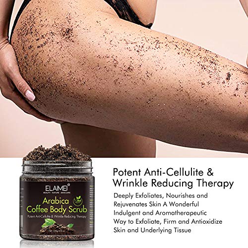 Natural Coffee Scrub with Organic Coffee Body Scrub, Best Acne, A...