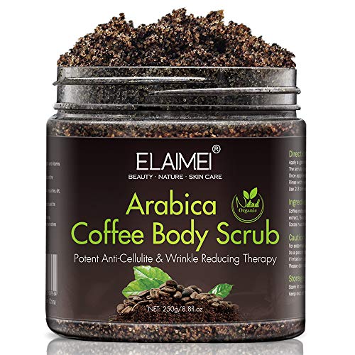 Natural Coffee Scrub with Organic Coffee Body Scrub, Best Acne, A...