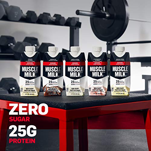 Muscle Milk Genuine Protein Shake, Cookies N Crème, 25g Protein,...