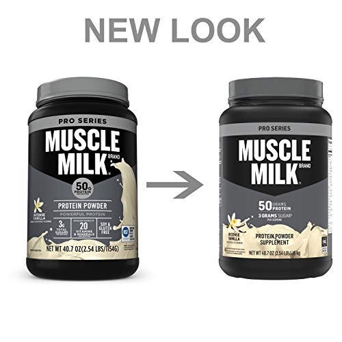Muscle Milk Pro Series Protein Powder, Intense Vanilla, 50g Prote...