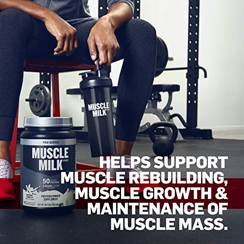 Muscle Milk Pro Series Protein Powder, Intense Vanilla, 50g Prote...