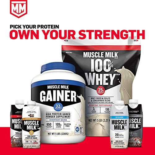 Muscle Milk Pro Series Protein Powder, Intense Vanilla, 50g Prote...
