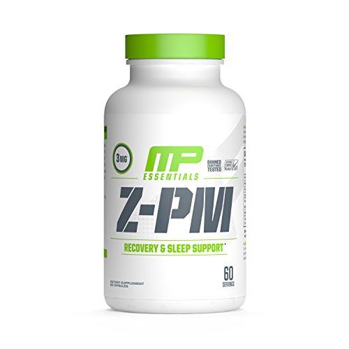 MusclePharm Essentials Z-PM Capsules, Natural Sleep-Support Suppl...