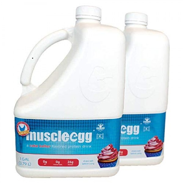 2 Gallons Cake Batter MuscleEgg Liquid Egg Whites Cage-Free