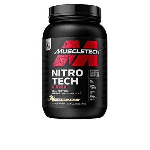 Protein Powder for Weight Loss | MuscleTech Nitro-Tech Ripped | W...