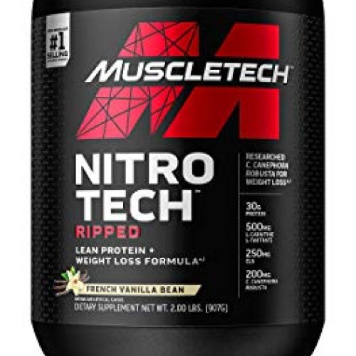 Protein Powder for Weight Loss | MuscleTech Nitro-Tech Ripped | W...