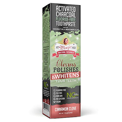 My Magic Mud - Activated Charcoal Toothpaste, Natural, Whitening,...