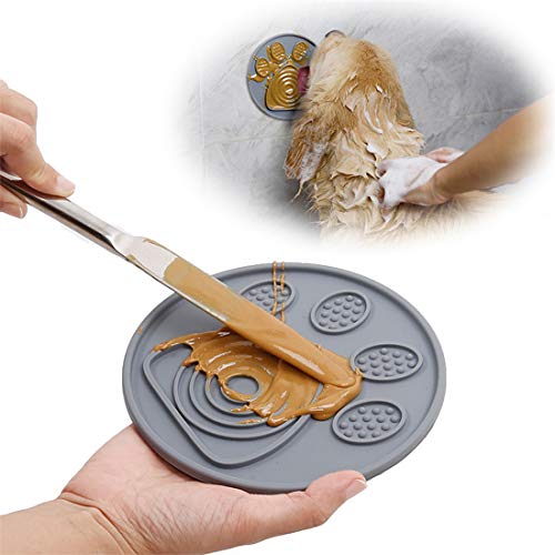 Mycicy Dog Lick Mat, Slow Feeder Dog Mat, Dog Peanut Butter Lick ...