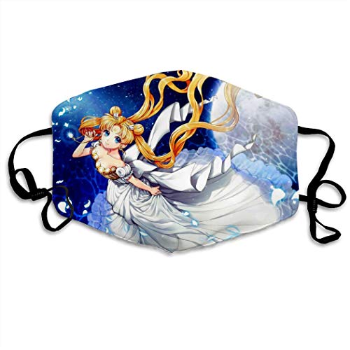 3D Print S-ai-lor M-o-on Hip Hop Face Cover, Role-playing Japanes...