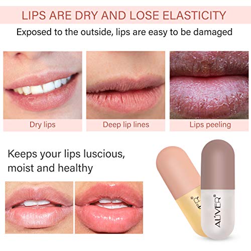 Lip Plumper 2Pcs, Ginger & Peppermint Lip Enhancer,Lip Care Serum...