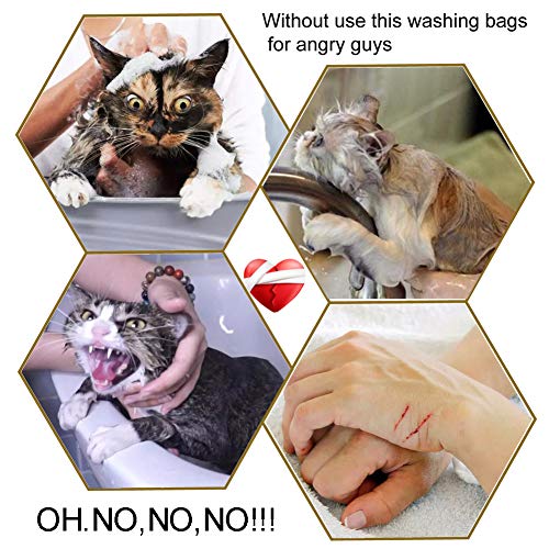 N\A Cat Grooming Bag for Bathing, Cat in a Immobilizing Bag Great...